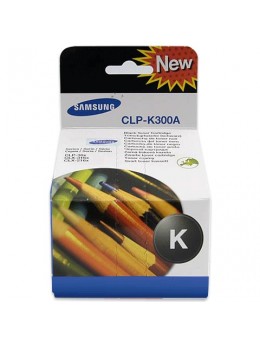 Картридж лазерный SAMSUNG (CLP-K300A) CLP-300 и другие, черный, оригинальный, ресурс 2000 стр.