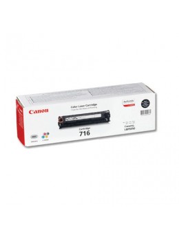 Картридж лазерный CANON (716BK) LBP-5050, черный, ресурс 2500 страниц, оригинальный, 1980B002