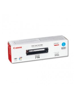 Картридж лазерный CANON (716С) LBP-5050, голубой, ресурс 1500 страниц, оригинальный, 1979B002