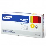 Картридж лазерный SAMSUNG (CLT-Y407S) CLP-320/325/N, CLX-3185/N/FN и др., оригинальный, желтый