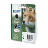 Картридж струйный EPSON (C13T12814012) Stylus S22/SX125/SX420W/ SX425W/BX305F/FW, черный, оригинальный