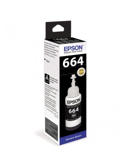 Чернила EPSON (C13T66414A) для СНПЧ Epson L100/L110/L200/L210/L300/L456/L550, черные, оригинальные