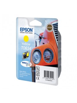 Картридж струйный EPSON (C13T06344A10) Stylus C67/87/CX3700/4100/4700, желтый, оригинальный Картридж струйный EPSON (C13T06344A10) Stylus C67/87/CX3700/4100/4700, желтый, оригинальный
