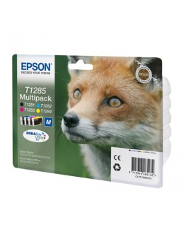 Картридж струйный EPSON (C13T12854010/12) Stylus S22/SX125/SX420W/ SX425/BX305FW, комплект, оригинальный, 4 цвета Картридж струйный EPSON (C13T12854010/12) Stylus S22/SX125/SX420W/ SX425/BX305FW, комплект, оригинальный, 4 цвета
