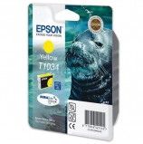 Картридж струйный EPSON (C13T10344A10) Stylus T30/T40W/TX510FN/TX600FW, желтый, оригинальный