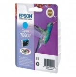 Картридж струйный EPSON (C13T08024011) Stylus P50/PX660/PX700W/RX685/R360, голубой, оригинальный