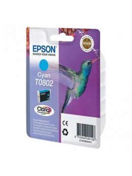 Картридж струйный EPSON (C13T08024011) Stylus P50/PX660/PX700W/RX685/R360, голубой, оригинальный Картридж струйный EPSON (C13T08024011) Stylus P50/PX660/PX700W/RX685/R360, голубой, оригинальный