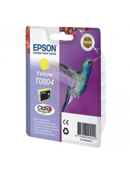 Картридж струйный EPSON (C13T08044011/21) Stylus P50/PX660/PX700W/RX685/ R360, желтый, оригинальный Картридж струйный EPSON (C13T08044011/21) Stylus P50/PX660/PX700W/RX685/ R360, желтый, оригинальный