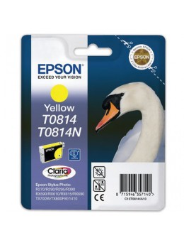 Картридж струйный EPSON (C13T11144A10) Stylus TX650/T50/R270/R390/RX590, желтый, оригинальный Картридж струйный EPSON (C13T11144A10) Stylus TX650/T50/R270/R390/RX590, желтый, оригинальный