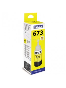 Чернила EPSON (C13T67344A) для СНПЧ Epson L800/L805/L810/L850/L1800, желтые, оригинальные