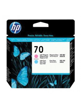 Головка печатающая для плоттера HP (C9405A) DesignJet Z2100/Z3100, №70, светло-пурпурная и светло-голубая, оригинальная Головка печатающая для плоттера HP (C9405A) DesignJet Z2100/Z3100, №70, светло-пурпурная и светло-голубая, оригинальная