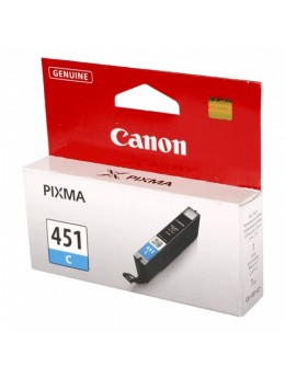 Картридж струйный CANON (CLI-451C) Pixma iP7240 и другие, голубой, оригинальный, 6524В001 Картридж струйный CANON (CLI-451C) Pixma iP7240 и другие, голубой, оригинальный, 6524В001