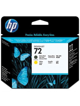 Головка печатающая для плоттера HP (C9384A) Designjet T610/795/1100 и др., №72, черная матовая и желтая, оригинальня Головка печатающая для плоттера HP (C9384A) Designjet T610/795/1100 и др., №72, черная матовая и желтая, оригинальня