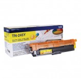 Картридж лазерный BROTHER (TN245Y) HL-3140CW/DCP-9020CDW/MFC-9140CDN и другие, желтый, оригинальный, ресурс 2200 стр.