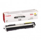 Картридж лазерный CANON (729Y) LBP7010C/7018C, желтый, ресурс 1000 страниц, оригинальный, 4367b002