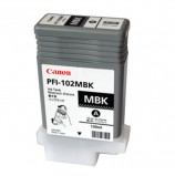 Картридж струйный CANON (PFI-102МBK) iPF500/510/F600/605/610/650/655/700, матовый, черный, оригинальный, 130 мл, 0894B001
