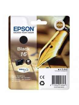 Картридж струйный EPSON (C13T16214010) WorkForce WF-2010W, черный, оригинальный Картридж струйный EPSON (C13T16214010) WorkForce WF-2010W, черный, оригинальный