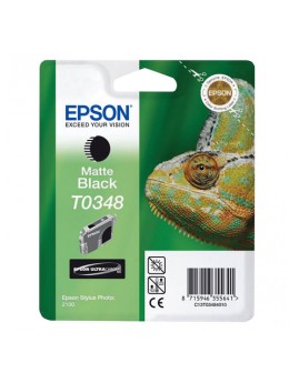 Картридж струйный EPSON (C13T03484010) Stylus Photo 2100, черный матовый, оригинальный