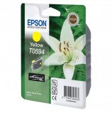 Картридж струйный EPSON (C13T05944010) Stylus Photo R2400, желтый, оригинальный