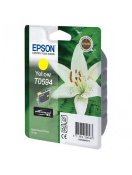 Картридж струйный EPSON (C13T05944010) Stylus Photo R2400, желтый, оригинальный