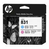Головка печатающая для плоттера HP (CZ679A) Latex 310/330/360/370 №831, светло-пурпурная/ светло-голубая, оригинальная