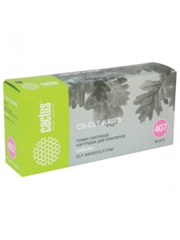 Картридж лазерный CACTUS (CS-CLT-K407S) для SAMSUNG CLP-320/325/N, черный, ресурс 1500 стр. Картридж лазерный CACTUS (CS-CLT-K407S) для SAMSUNG CLP-320/325/N, черный, ресурс 1500 стр.