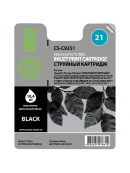 Картридж струйный CACTUS (CS-C9351) для HP Deskjet 3920/3940/officeJet4315, черный 10,4 мл Картридж струйный CACTUS (CS-C9351) для HP Deskjet 3920/3940/officeJet4315, черный 10,4 мл