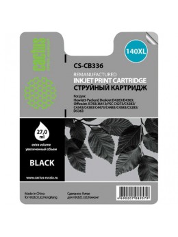 Картридж струйный CACTUS (CS-CB336) для HP OfficeJet J5783/PS D5363, черный, 27 мл Картридж струйный CACTUS (CS-CB336) для HP OfficeJet J5783/PS D5363, черный, 27 мл