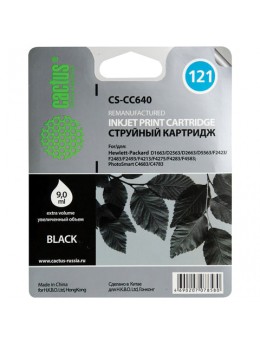 Картридж струйный CACTUS (CS-CC640) для HP Deskjet F4275/F4283, черный, 9 мл Картридж струйный CACTUS (CS-CC640) для HP Deskjet F4275/F4283, черный, 9 мл