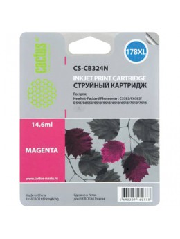 Картридж струйный CACTUS (CS-CB324/N) для HP Photosmart D5400, пурпурный, 14,6 мл, CS-CB324(N) Картридж струйный CACTUS (CS-CB324/N) для HP Photosmart D5400, пурпурный, 14,6 мл, CS-CB324(N)