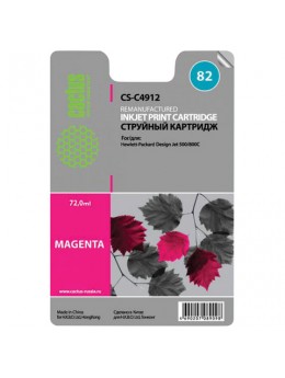 Картридж струйный CACTUS (CS-C4912) для плоттеров HP DesignJet 500/510/800, пурпурный, 72 мл Картридж струйный CACTUS (CS-C4912) для плоттеров HP DesignJet 500/510/800, пурпурный, 72 мл