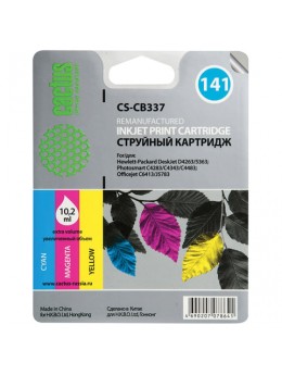Картридж струйный CACTUS (CS-CB337) для HP C4283/C4383/Officejet J5783/D4263, цветной, 10,2 мл