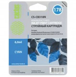Картридж струйный CACTUS (CS-CB318/N) для HP Photosmart C6383/D5463, голубой, 6 мл, CS-CB318(N)