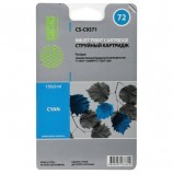 Картридж струйный CACTUS (CS-C9371) для плоттеров HP DesignJet T610/795, голубой, 130 мл