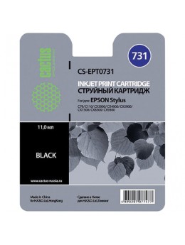 Картридж струйный CACTUS (CS-EPT0731) для EPSON Stylus С79/СХ3900/4900/5900/7300, черный