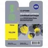Картридж струйный CACTUS (CS-EPT0484) для EPSON Stylus Photo R200/R300/RX500, желтый