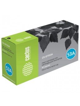 Картридж лазерный CACTUS (CS-Q7553A) для HP LaserJet 2015/2015n/2014, ресурс 3000 стр., CS-Q7553AS Картридж лазерный CACTUS (CS-Q7553A) для HP LaserJet 2015/2015n/2014, ресурс 3000 стр., CS-Q7553AS