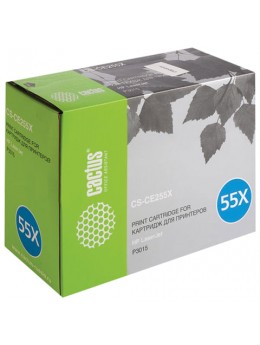 Картридж лазерный CACTUS (CS-CE255X) для HP LaserJet P3015d/P3015dn/P3015x, ресурс 12500 стр., CS-CE255XS Картридж лазерный CACTUS (CS-CE255X) для HP LaserJet P3015d/P3015dn/P3015x, ресурс 12500 стр., CS-CE255XS