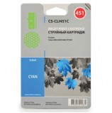 Картридж струйный CACTUS (CS-CLI451C) для CANON Pixma iP7240, голубой