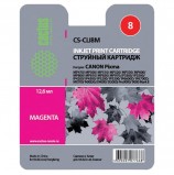Картридж струйный CACTUS (CS-CLI8M) для CANON Pixma iP4200/4300/4500/5200/5300, пурпурный