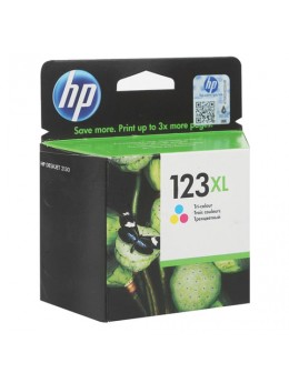 Картридж струйный HP (F6V18AE) Deskjet 2130, №123XL, цветной, увеличенной ёмкости, оригинальный, ресурс 330 стр. Картридж струйный HP (F6V18AE) Deskjet 2130, №123XL, цветной, увеличенной ёмкости, оригинальный, ресурс 330 стр.