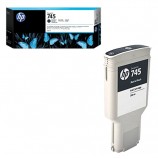 Картридж струйный для плоттера HP (F9K05A) Designjet Z2600/Z5600, №745, черный матовый, 300 мл, оригинальный