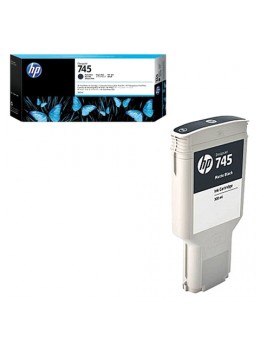 Картридж струйный для плоттера HP (F9K05A) Designjet Z2600/Z5600, №745, черный матовый, 300 мл, оригинальный Картридж струйный для плоттера HP (F9K05A) Designjet Z2600/Z5600, №745, черный матовый, 300 мл, оригинальный