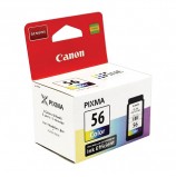 Картридж струйный CANON (CL-56) PIXMA E404/E464, цветной, оригинальный, ресурс 300 стр., 9064B001