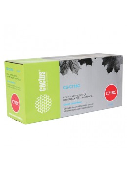 Картридж лазерный CACTUS (CS-C718C) для CANON LBP-7200Cdn/MF8330Cdn/8350Cdn, голубой, ресурс 2900 стр. Картридж лазерный CACTUS (CS-C718C) для CANON LBP-7200Cdn/MF8330Cdn/8350Cdn, голубой, ресурс 2900 стр.