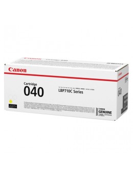 Картридж лазерный CANON (040Y) i-SENSYS LBP710Cx/LBP712Cx, оригинальный, желтый, ресурс 5400 страниц, 0454C001
