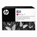 Картридж струйный HP (G0Y87A) Latex 110 Printer №821, цвет пурпурный, оригинальный, объем 400 мл