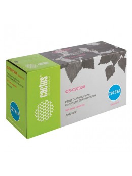 Картридж лазерный CACTUS (CS-C9733A) для HP Color LaserJet 5500/5550, пурпурный, ресурс 12000 стр., CS-C9733A(R)