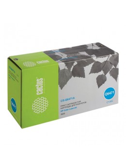 Картридж лазерный CACTUS (CS-Q6471A) для HP ColorLaserJet 3600N/3600DN/3800N, голубой, ресурс 4000 стр., CS-Q6471AR Картридж лазерный CACTUS (CS-Q6471A) для HP ColorLaserJet 3600N/3600DN/3800N, голубой, ресурс 4000 стр., CS-Q6471AR