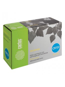Картридж лазерный CACTUS (CS-C9722A) для HP ColorLaserJet 4600/4650, желтый, ресурс 8000 стр., CS-C9722AR Картридж лазерный CACTUS (CS-C9722A) для HP ColorLaserJet 4600/4650, желтый, ресурс 8000 стр., CS-C9722AR